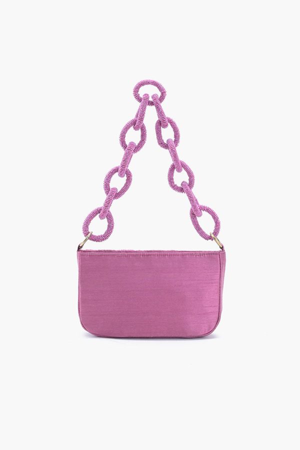 Petal Glimmer Embellished Shoulder Bag - Image 4