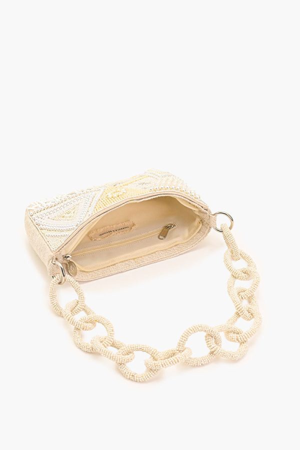 Shimmering Sands Embellished Shoulder Bag - Image 5