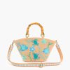Marine Life Embellished Beach Mini Tote