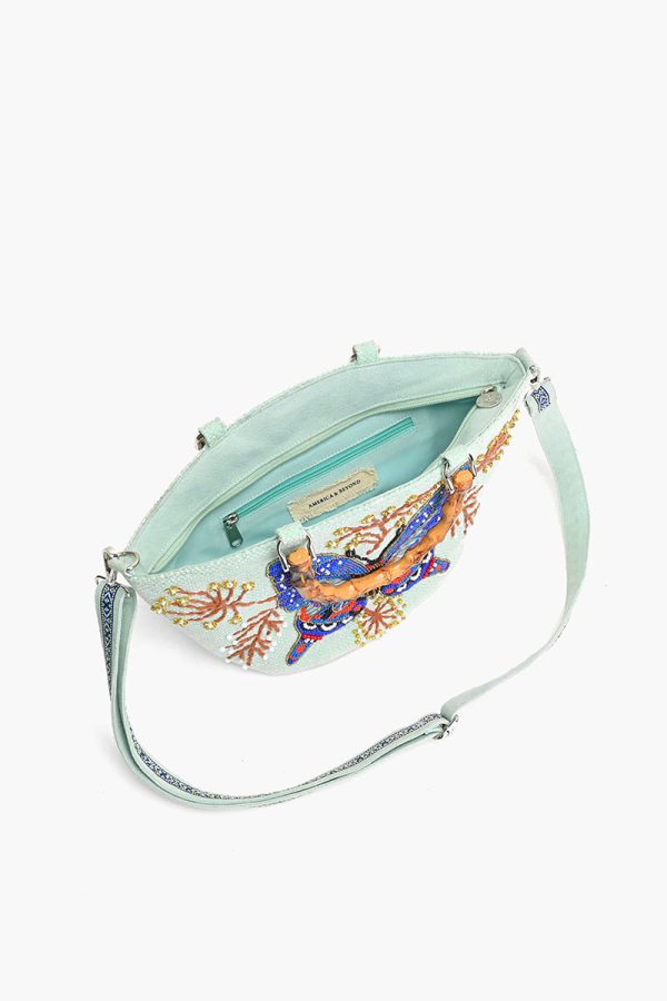 Periwinkle Blue Butterfly Mini Tote - Image 5