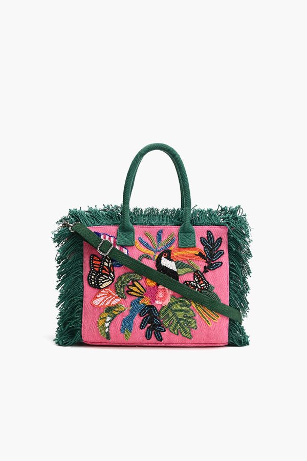 Pink Flutter Oasis Mini Tote - Image 3