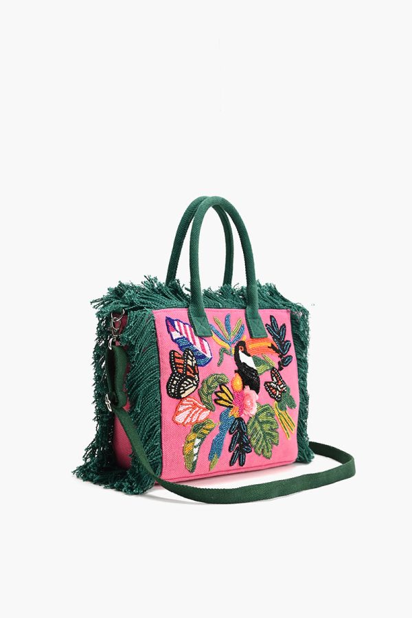 Pink Flutter Oasis Mini Tote - Image 4