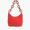 Harlequin Fringed Hobo Bag - Image 4