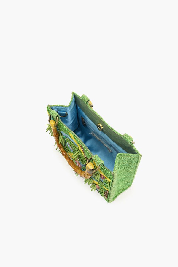 Rainforest Beaded Top Handle Bag - Image 5