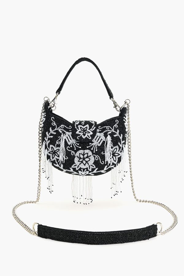 Nightfall Beaded Handheld Bag