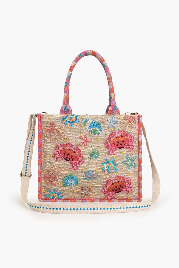 Crab Shell Embelished Tote - Image 6