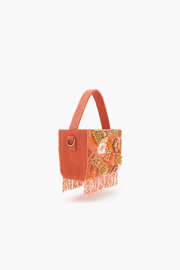 Maze Tangerine Box Top Handle Bag - Image 3