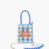 Crab It Beaded Top Handle Bag