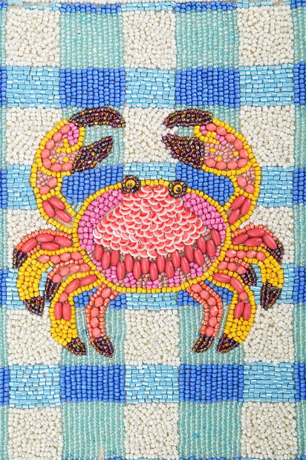Crab It Beaded Top Handle Bag - Image 2