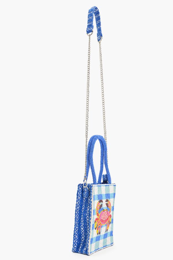 Crab It Beaded Top Handle Bag - Image 3