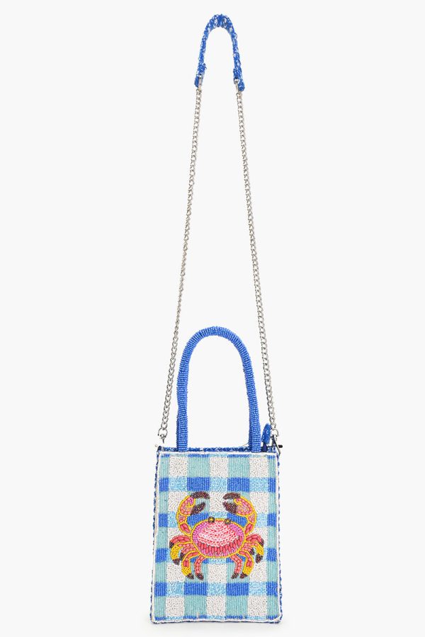 Crab It Beaded Top Handle Bag - Image 6
