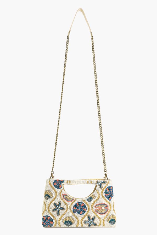 Sunlit Shore Beaded Clutch Bag - Image 6