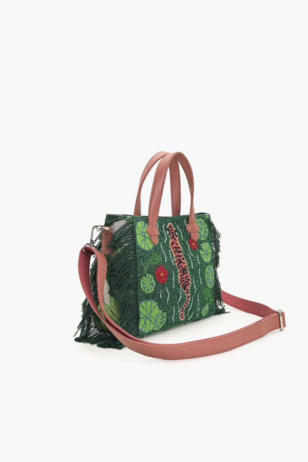 Into The Wild Fringe Top Handle Bag - Image 3