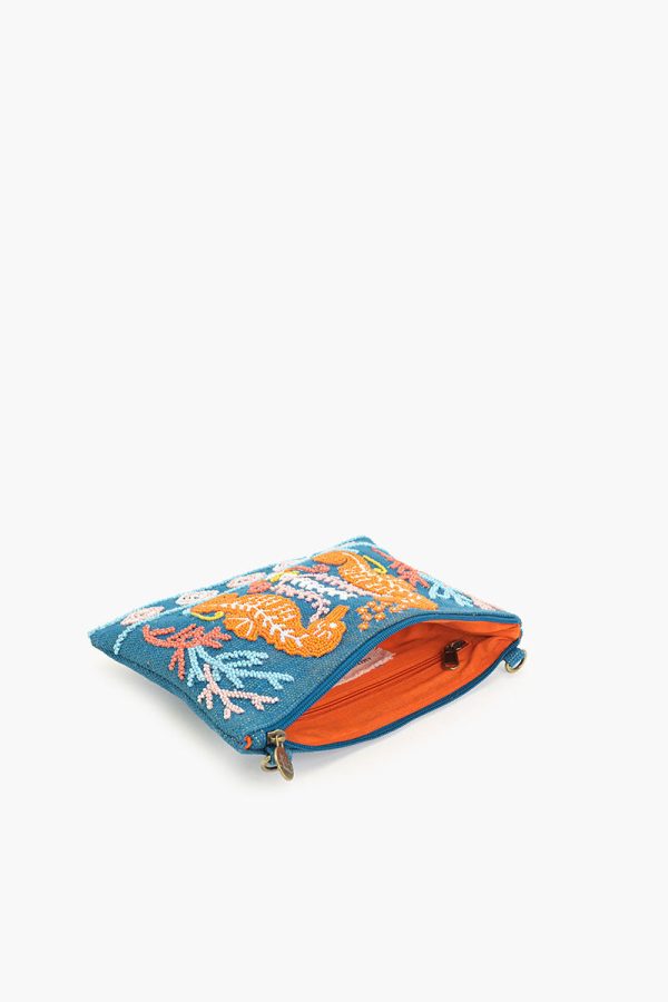 Sea Horse Teal Sling Pouch - Image 5