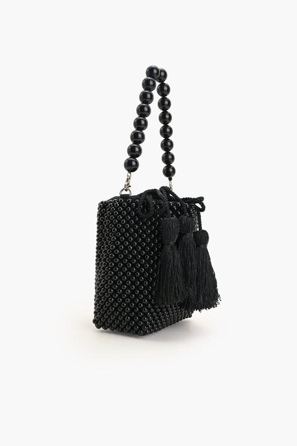 Tahitian Beaded Top Handle Bag - Image 3