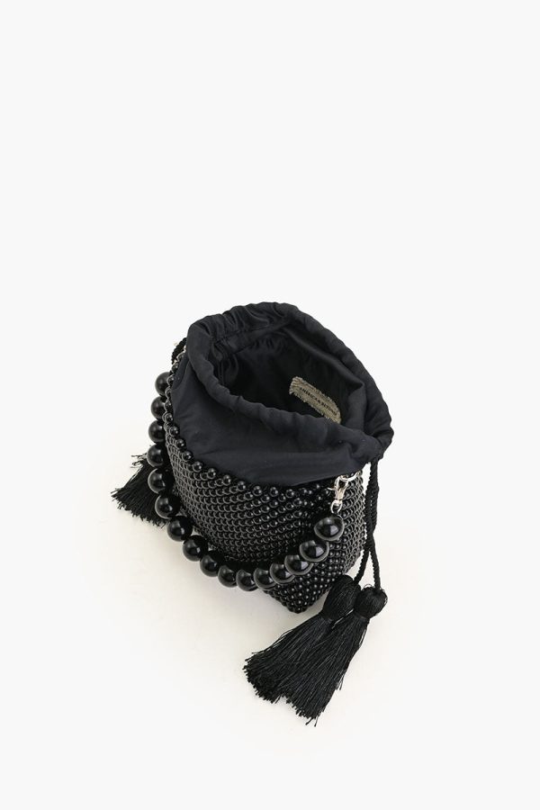 Tahitian Beaded Top Handle Bag - Image 5