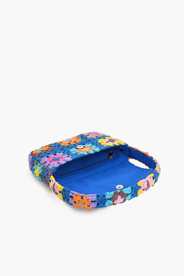 Stitch Please Blue Shoulder Bag - Image 5