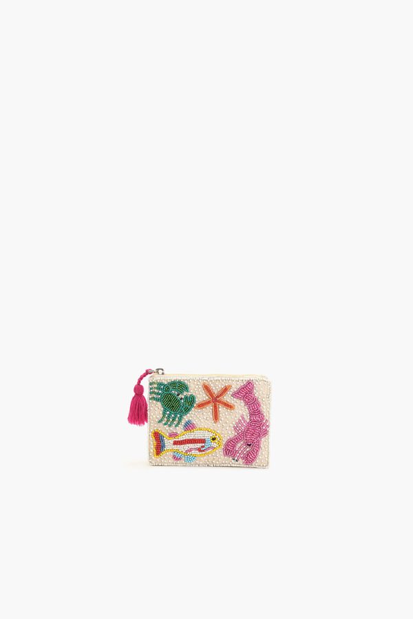Underwater Tales Beaded Coin Pouch