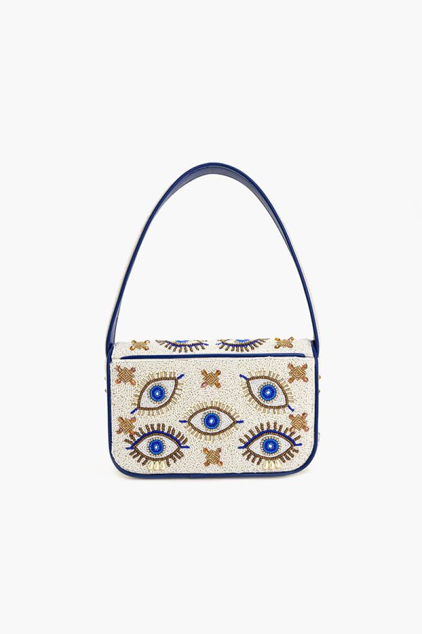 Shining Eyes Embellished Shoulder Bag - Image 4