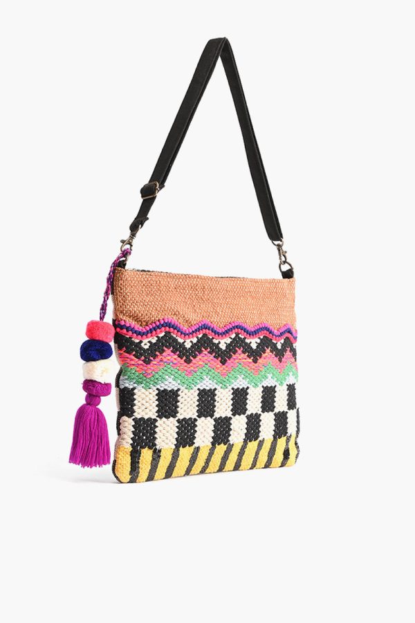Buttercup Pit Loom Dhurri Crossbody Bag - Image 2