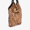 Faux Fur Fab Leopard Foldover Clutch - Image 2
