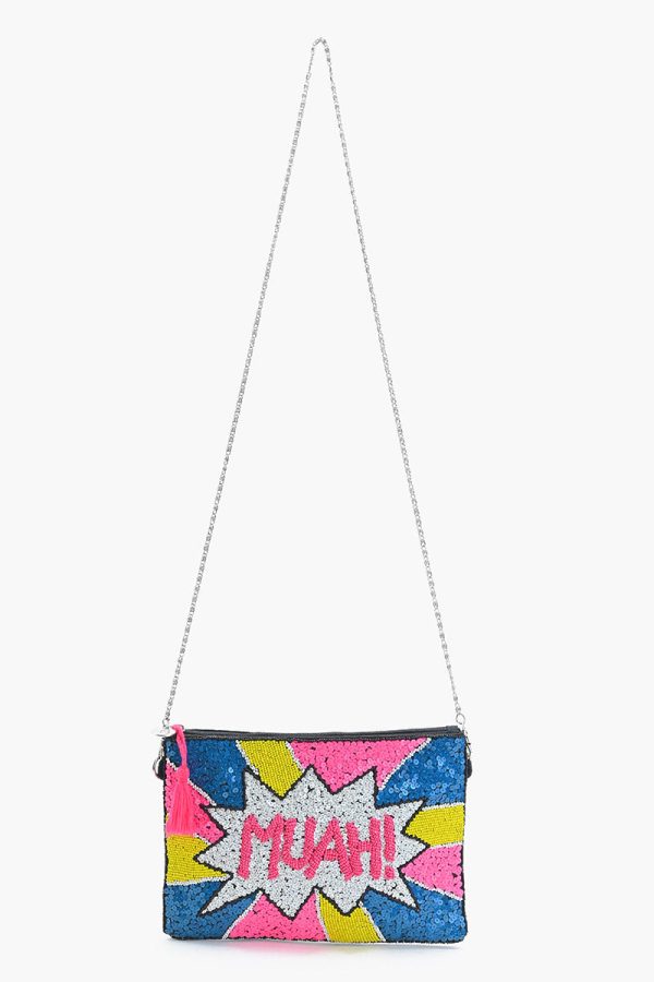 Muah Embellished Clutch - Image 3