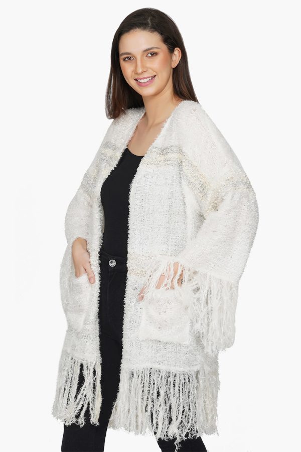 Snow white Winter Oversized Sweater - Image 3