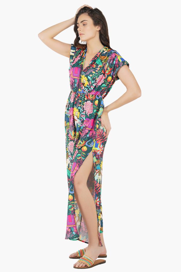Persian Paradise Jumpsuit - Boho Jumpsuit With Pockets For Women - Image 3