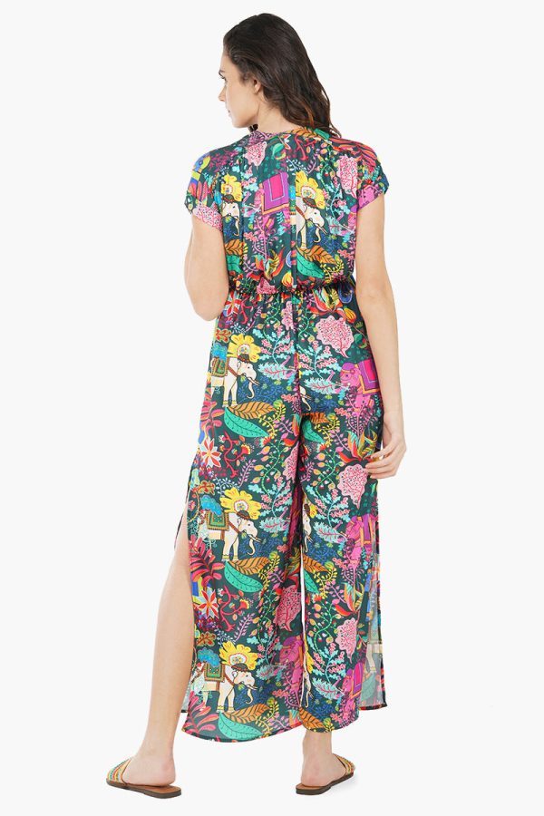 Persian Paradise Jumpsuit - Boho Jumpsuit With Pockets For Women - Image 4