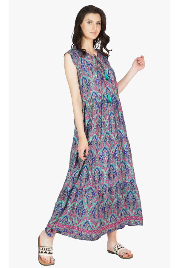 Valentina Tiered Maxi Dress - Image 2