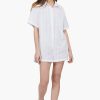Bright White Cotton Romper