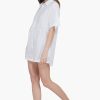 Bright White Cotton Romper - Image 2