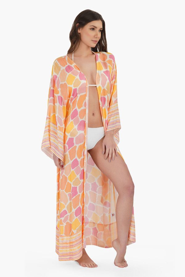 Giraffe Print Kimono Cover Up - Image 2