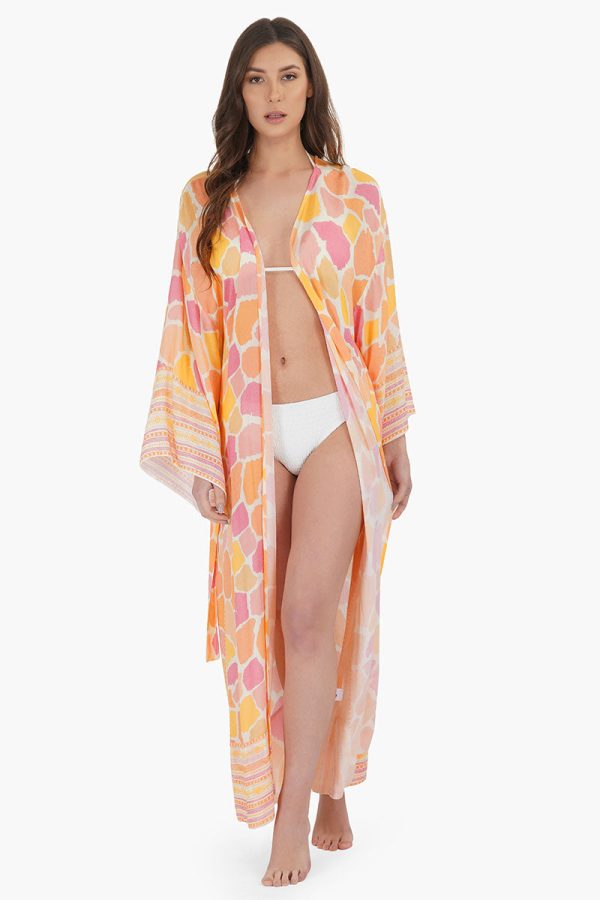 Giraffe Print Kimono Cover Up - Image 3