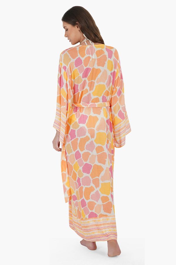 Giraffe Print Kimono Cover Up - Image 4