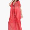 Pink Shimmer Sheer Cover Up - Image 3