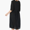 Mexican Floral Embroidered Viscose Dress - Image 4