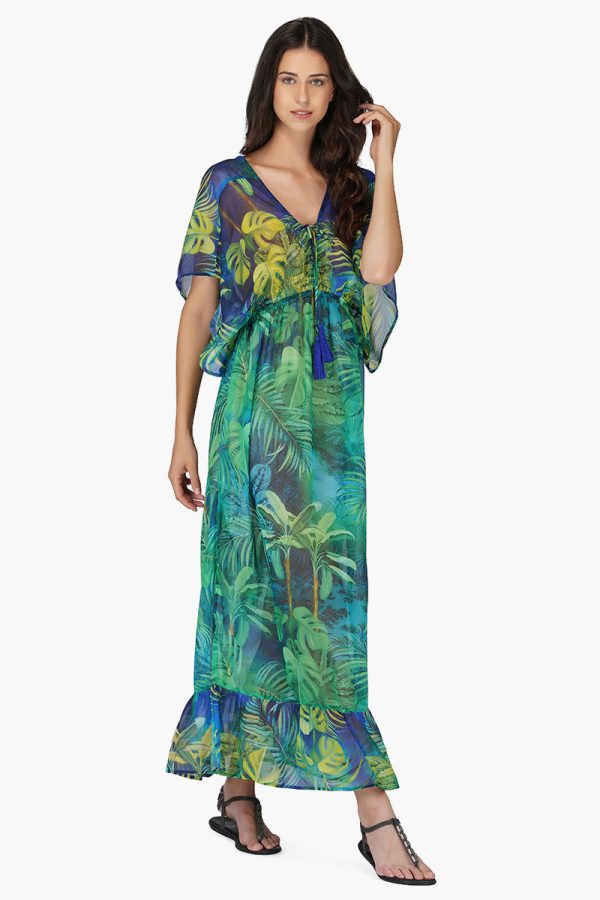 Green Goddess Dress Cover Up - Image 2