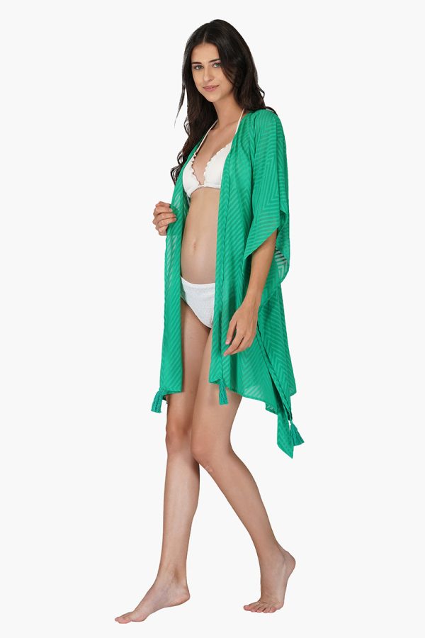 Emerald Chevron Cover Up - Image 3