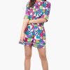 Geo Toucan Viscose Shorts