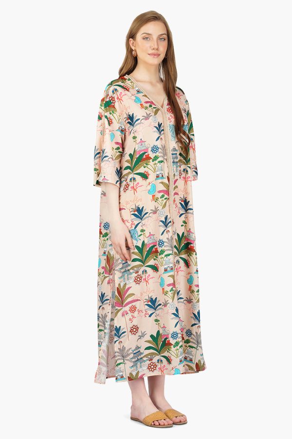 Moku Tiger Printed Kaftan - Image 2