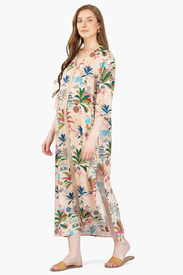 Moku Tiger Printed Kaftan - Image 3