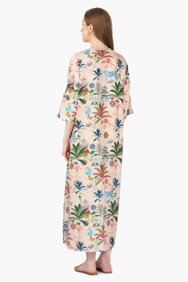Moku Tiger Printed Kaftan - Image 4