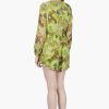 Lime Green Leopard Printed Romper - Image 4