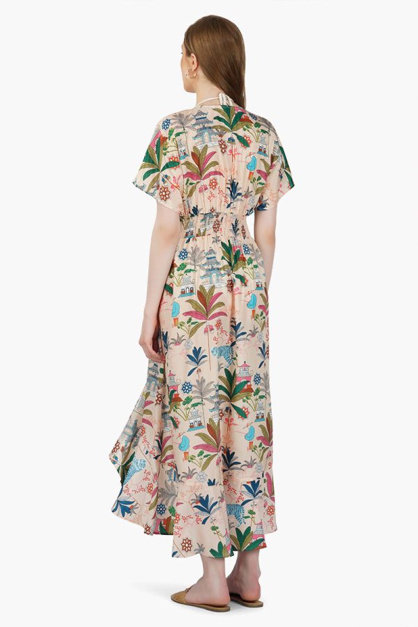 Moku Tiger Front Tie Cover Up - Image 4