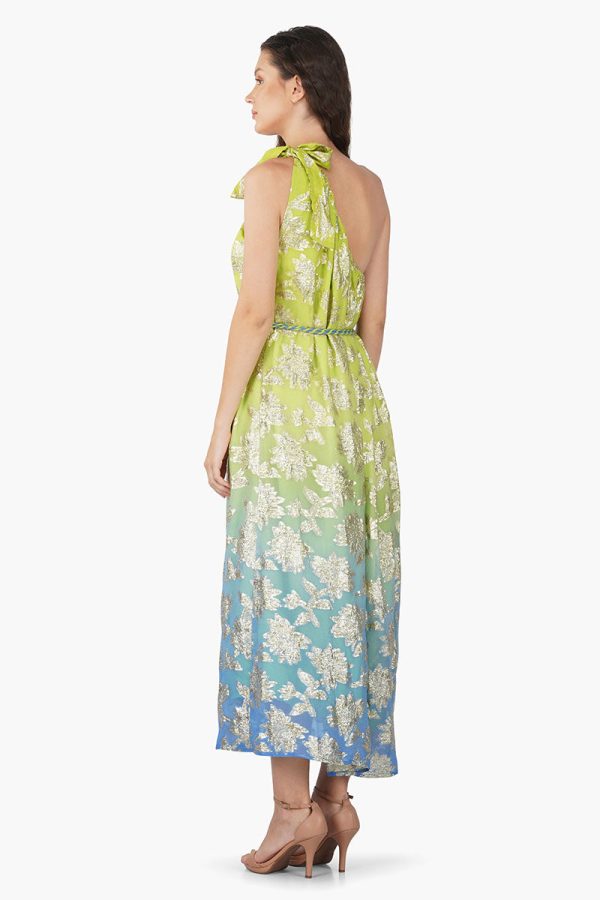 Summer June One Shoulder Lurex Dress - Image 4