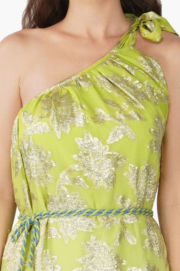 Summer June One Shoulder Lurex Dress - Image 5