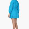Maya Blue Drop Shoulder Dress - Image 4
