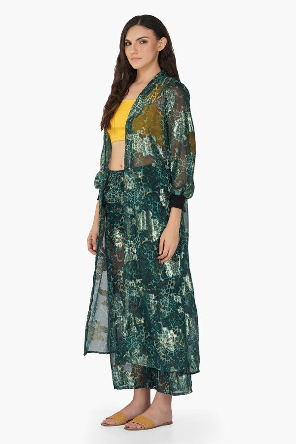 Nevada Tiger Lurex Beach Cover Up - Image 3