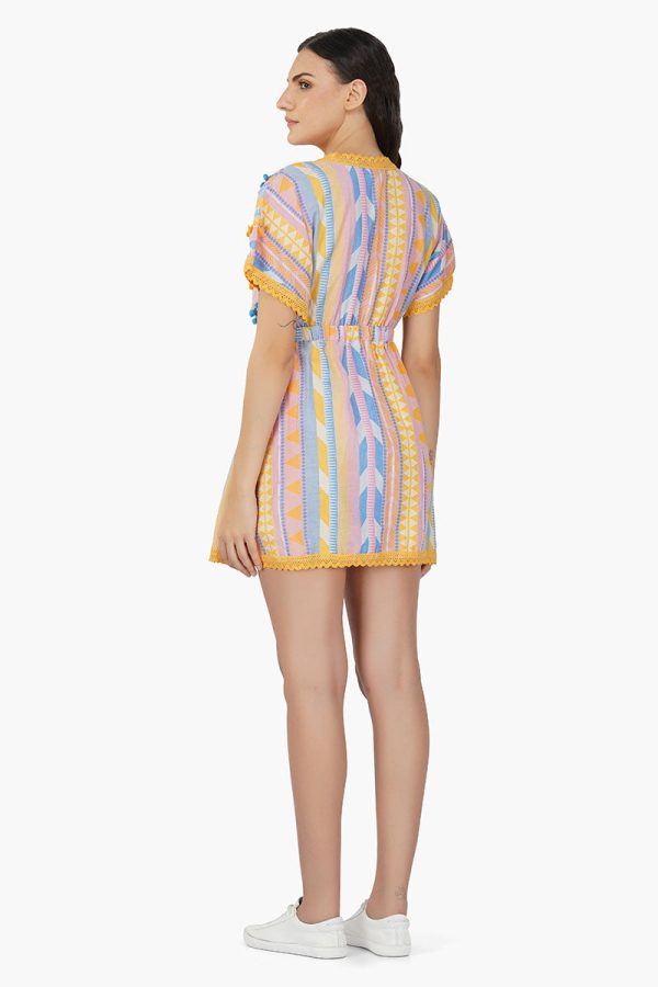 Candy Stripe Short Dress - Image 4